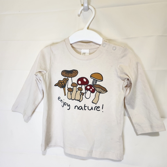 H&M long sleeve mushroon shirt - Picture 2 of 6